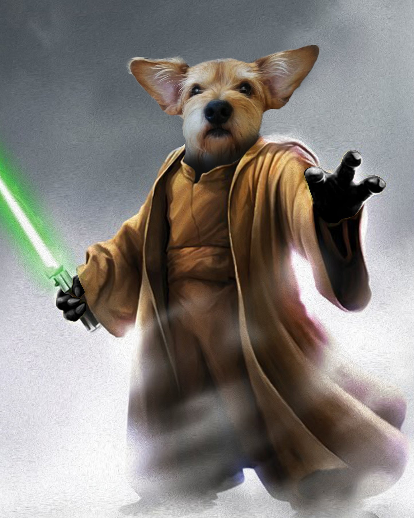 The Grand Je-paw Custom Pet Portrait - Noble Pawtrait