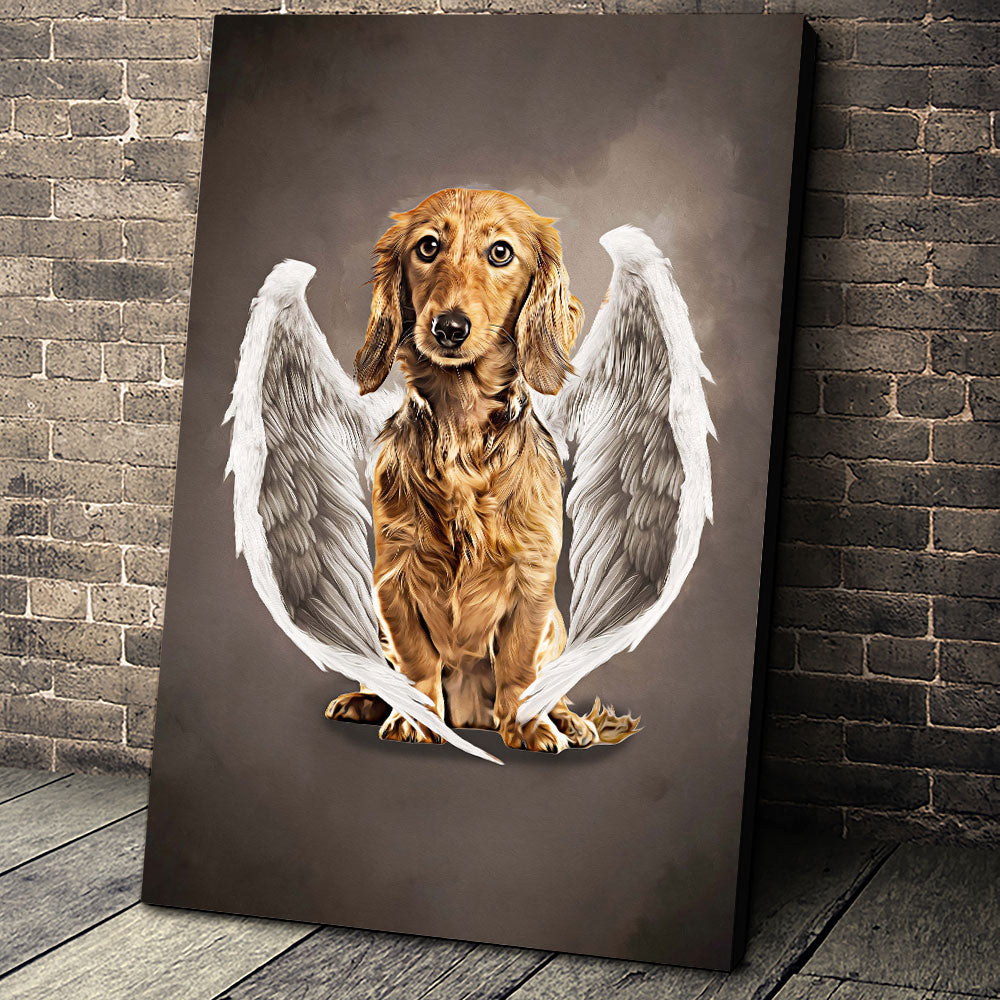 The Angel Wings Custom Pet Portrait