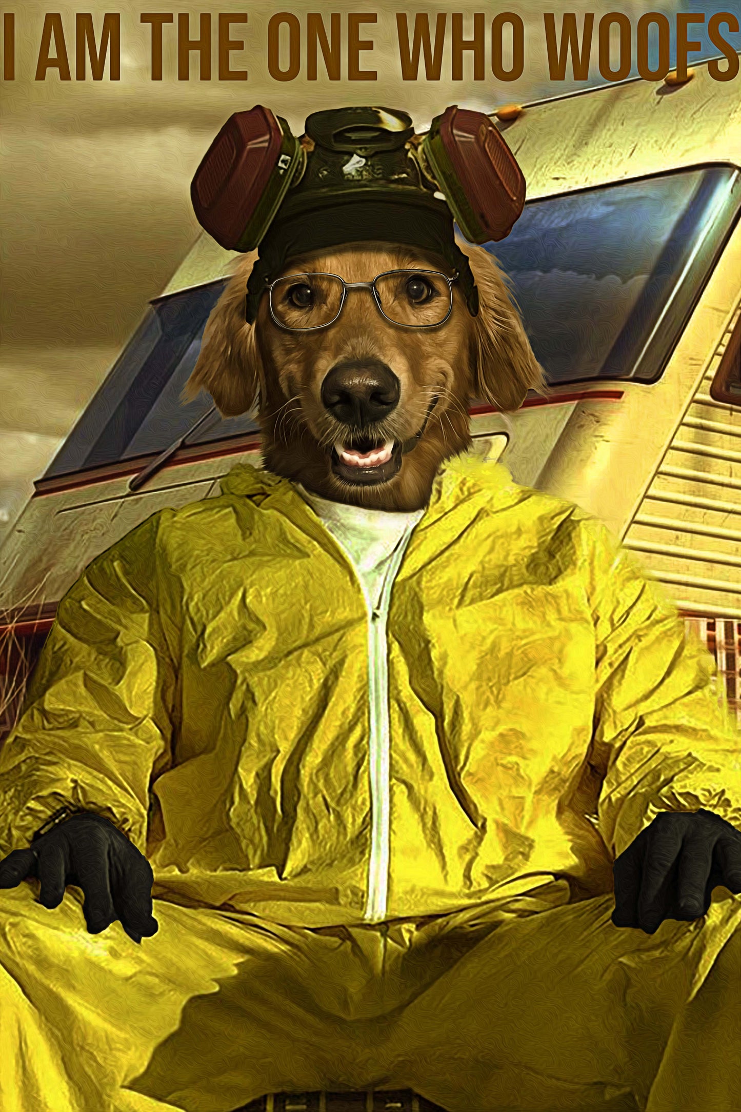 The Cook Custom Pet Portrait - Noble Pawtrait