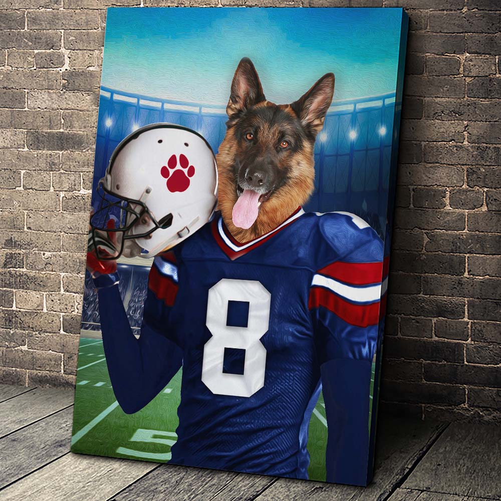 Buffalo - Football Pet Portrait