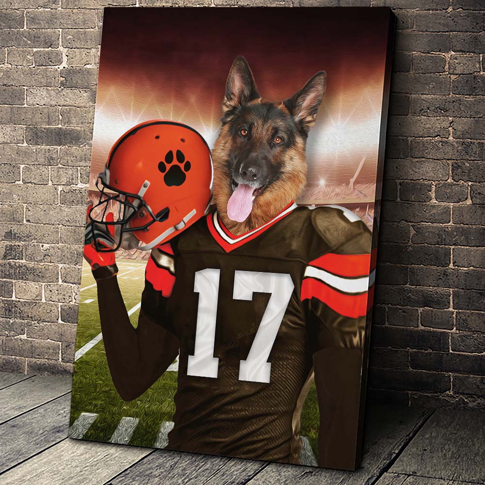 Custom American Football Jersey Pet Portrait . Custom Tampa Bay Buccaneers  Jersey Pet Portrait . Custom Pet Portrait . Dog Portrait . FB1