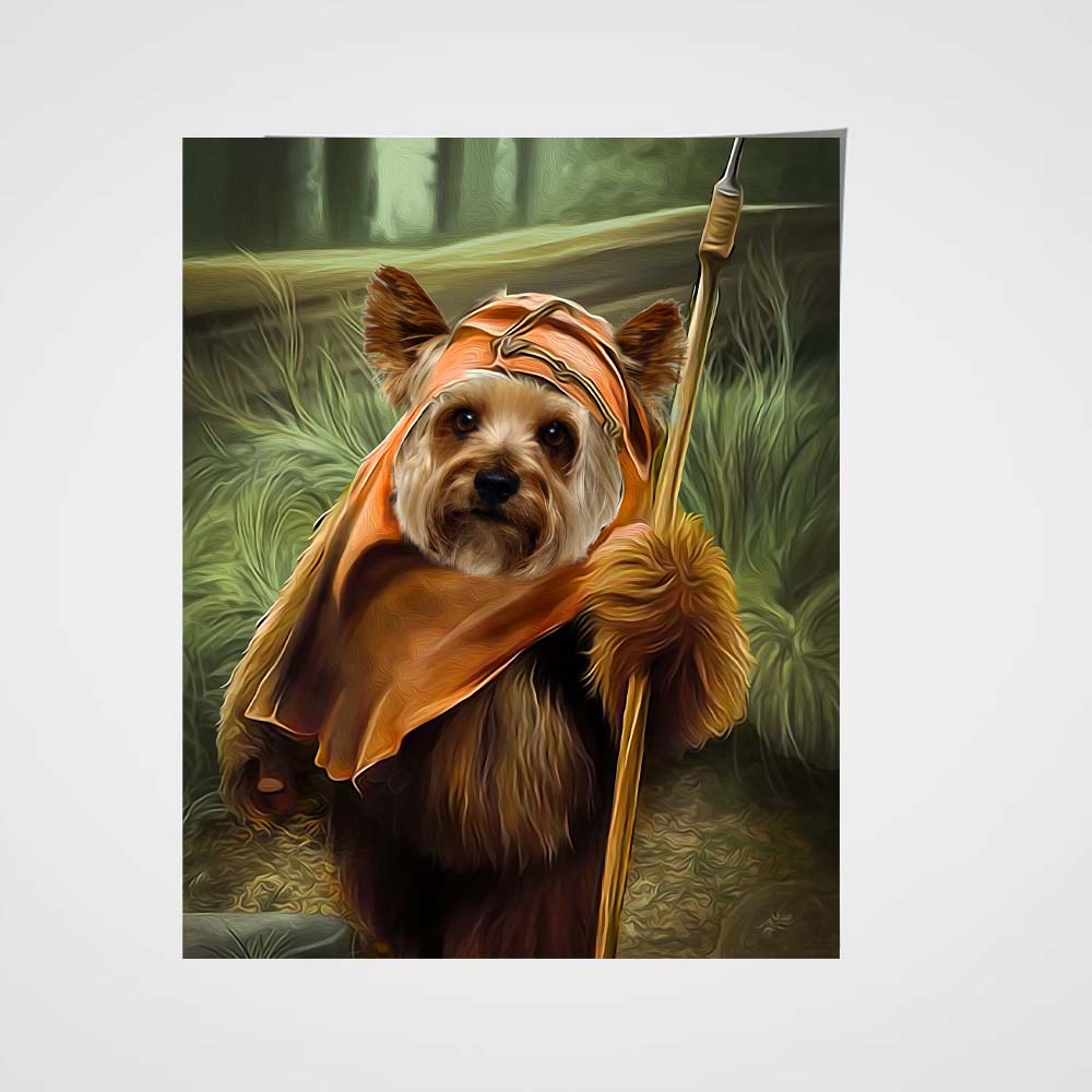 The Doog-e-wok Custom Pet Portrait - Noble Pawtrait