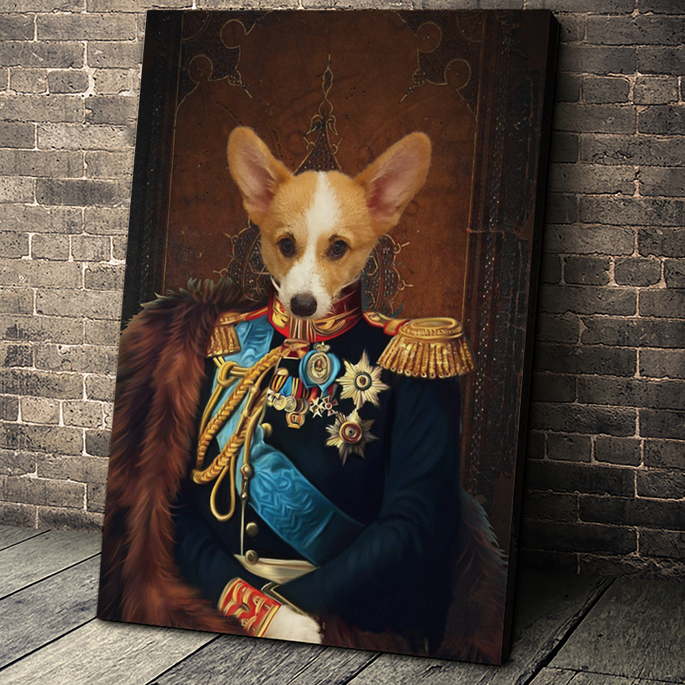 The Chicago Fan Custom Pet Portrait – Noble Pawtrait