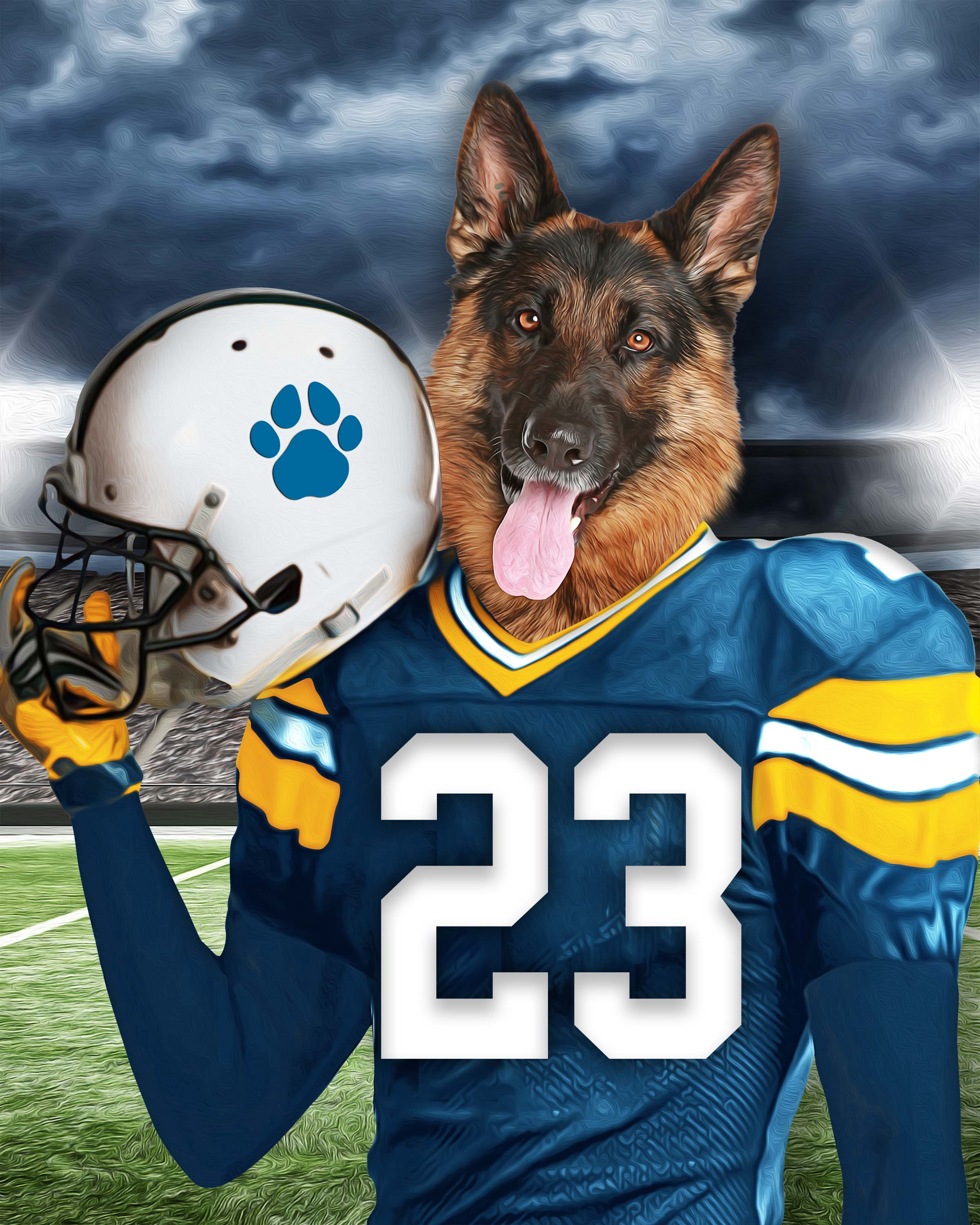 Los Angeles Chargers NFL Dog Jersey