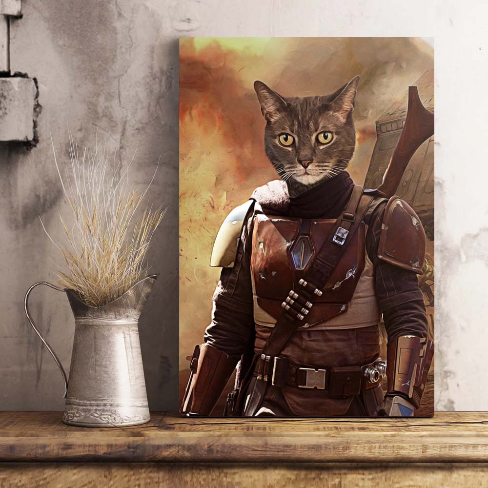 The Rebel Paw Custom Pet Portrait - Noble Pawtrait