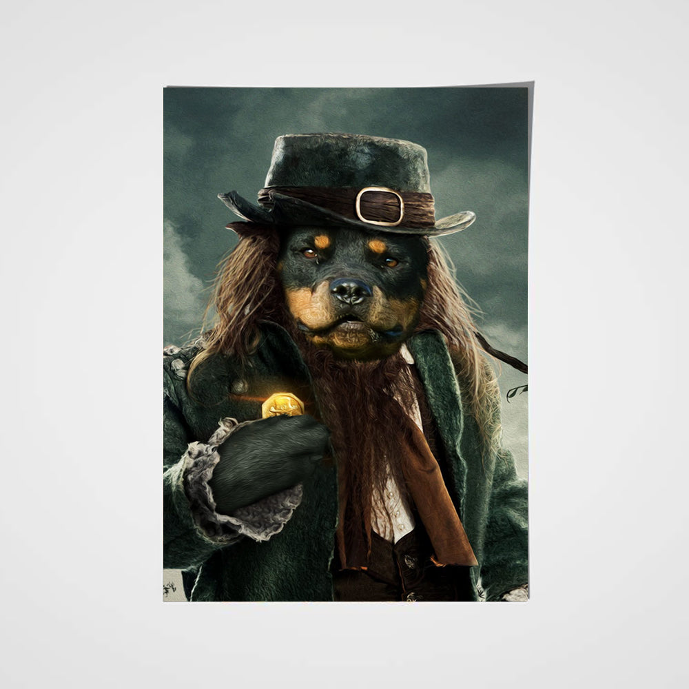 The Leprechaun Custom Pet Portrait Poster - Noble Pawtrait