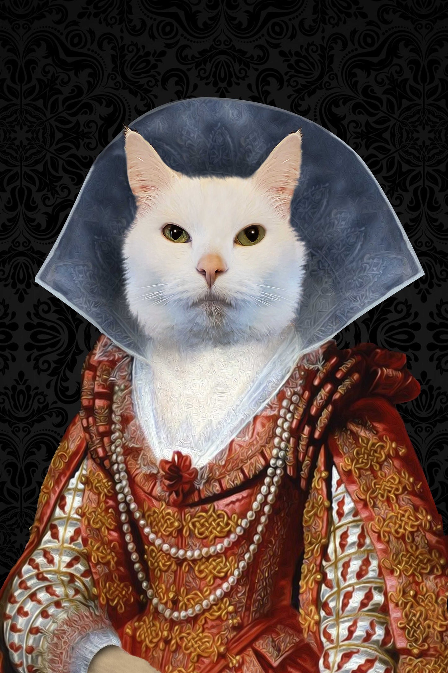 My Lady Custom Pet Portrait - Noble Pawtrait