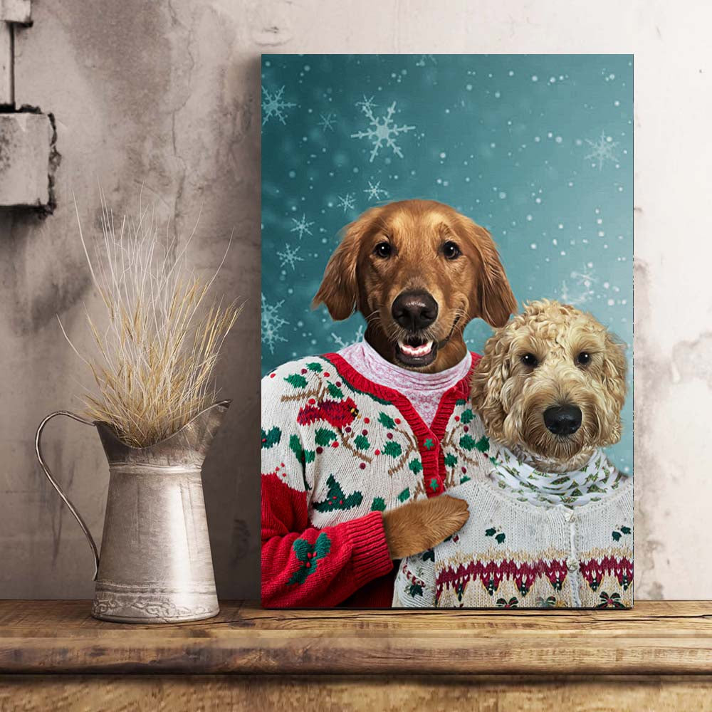 Custom Pet Illustrated Portrait - Digital Cartoon Version of Pet - Digital Download selling - Christmas Gift Idea