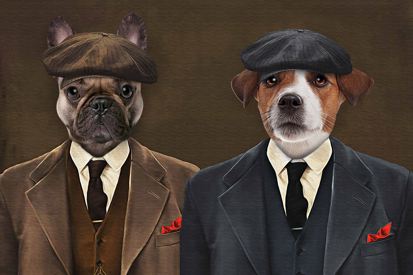 The Pawky Brother Custom Pet Portrait - Noble Pawtrait