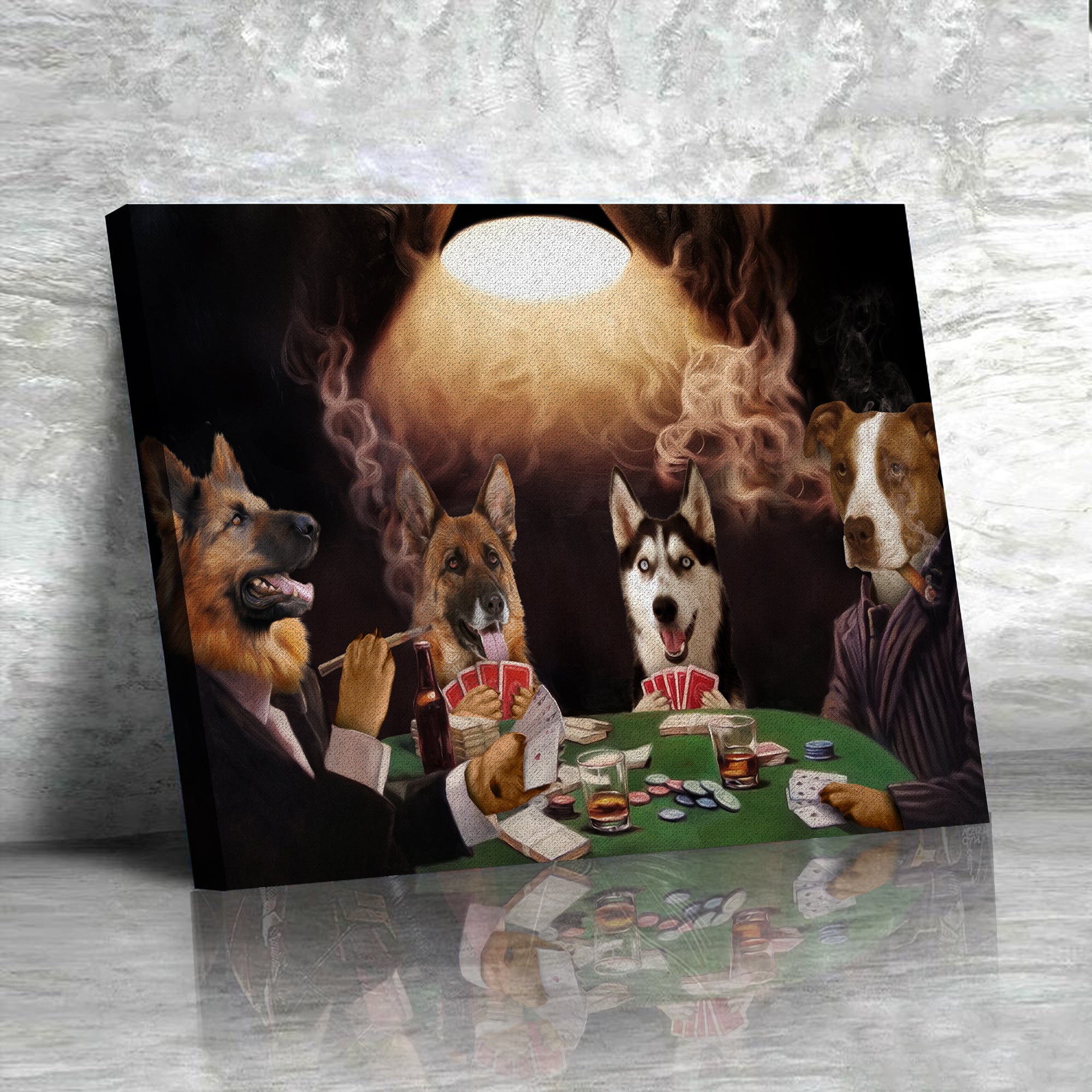 what is the painting of the dogs playing poker