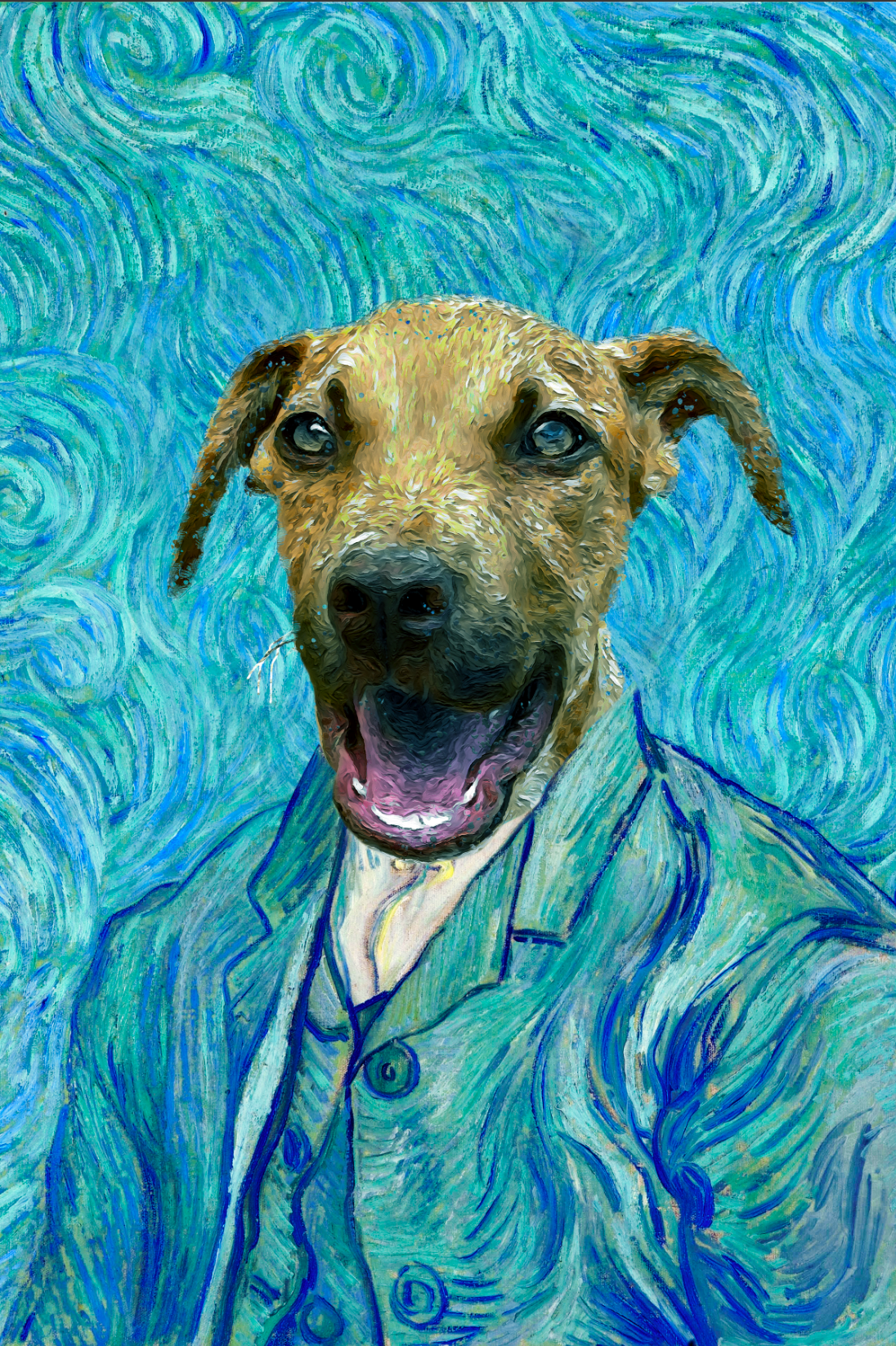 The Impasto Custom Pet Portrait - Noble Pawtrait