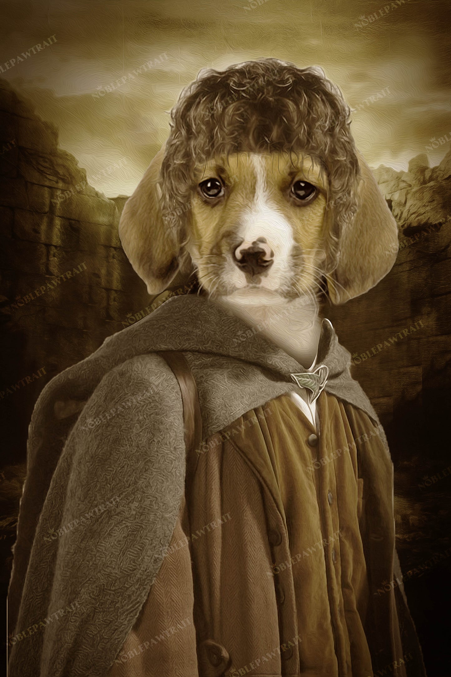 Fropaw Custom Pet Portrait - Noble Pawtrait