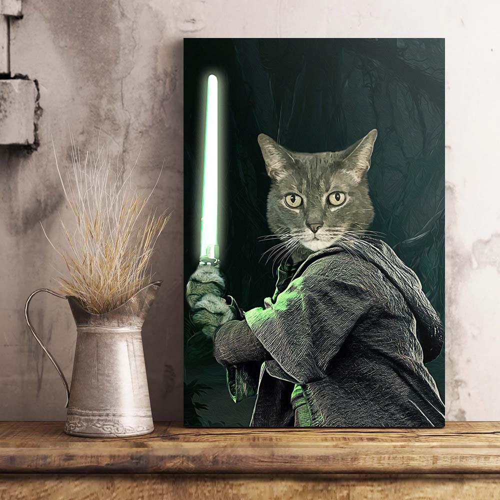 The Master Paw Custom Pet Portrait - Noble Pawtrait