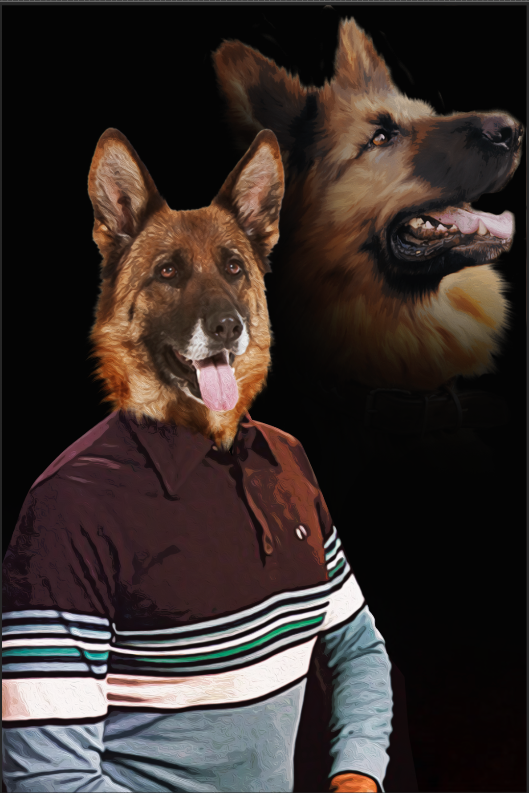 The Nerd Custom Pet Portrait - Noble Pawtrait