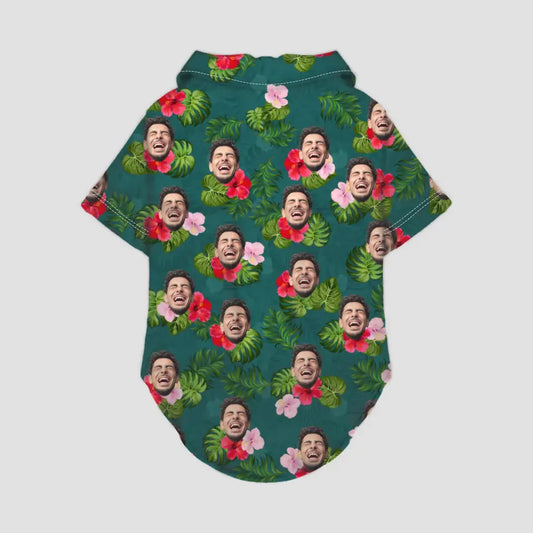 Put Your Face On A Pet Hawaiian Shirt - Up To 300 Combination