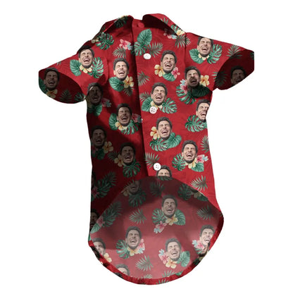 Put Your Face On A Pet Hawaiian Shirt - Up To 300 Combination