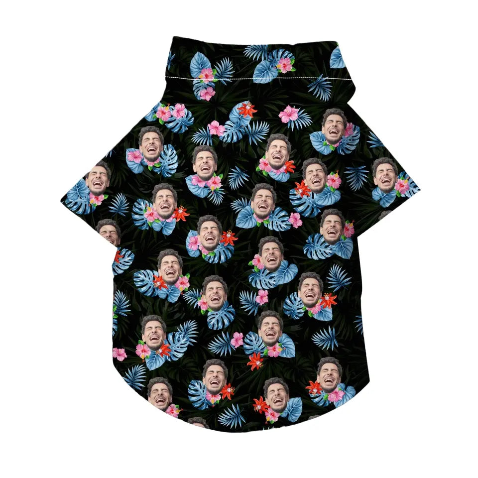 Put Your Face On A Pet Hawaiian Shirt - Up To 300 Combination