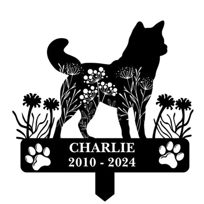 Personalized Pet Memorial Metal Sign