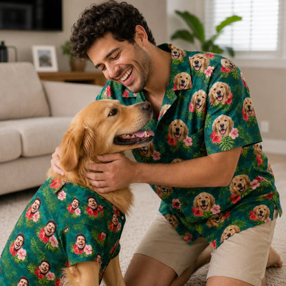 man and dog