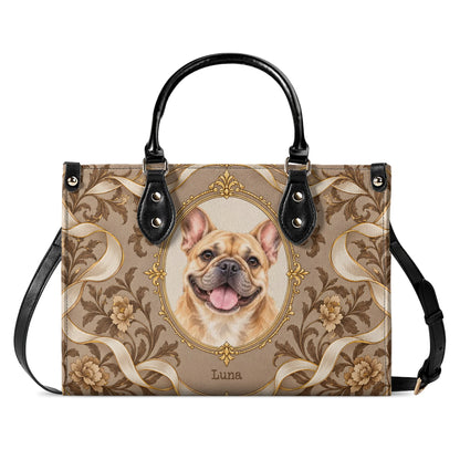 Regal Elegance – Custom Pet Portrait Handbag