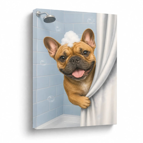 The Shower - Custom Pet Portrait