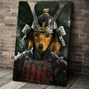 Ancient Samurai Custom Pet Portrait