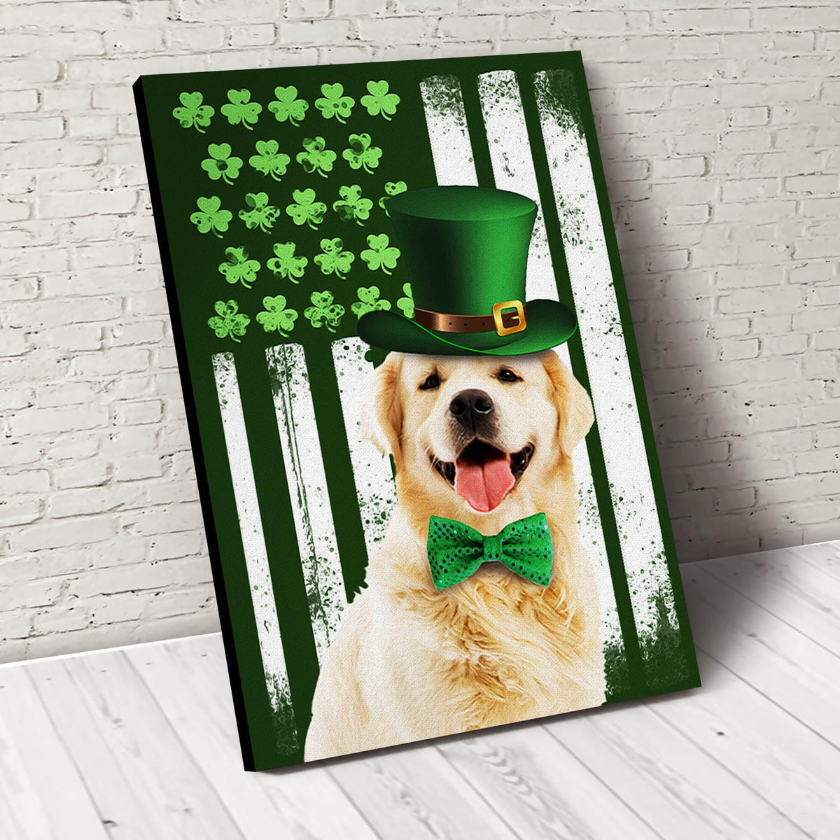 American Patrick Custom Pet Portrait Canvas