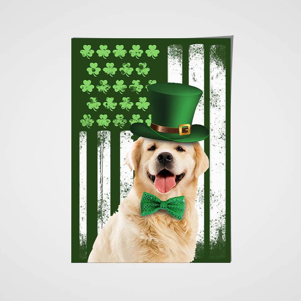 American Patrick Custom Pet Portrait Poster