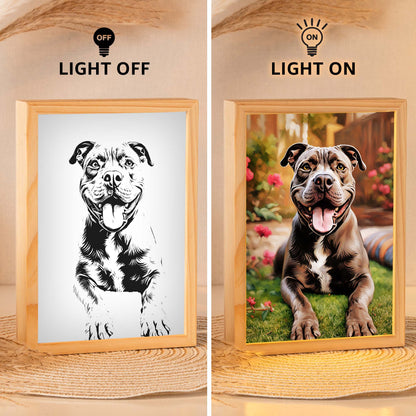 Custom Light Frame With Hidden Photo