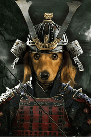 Ancient Samurai Custom Pet Portrait