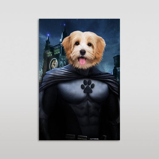 The Bat Paw Custom Pet Portrait Poster
