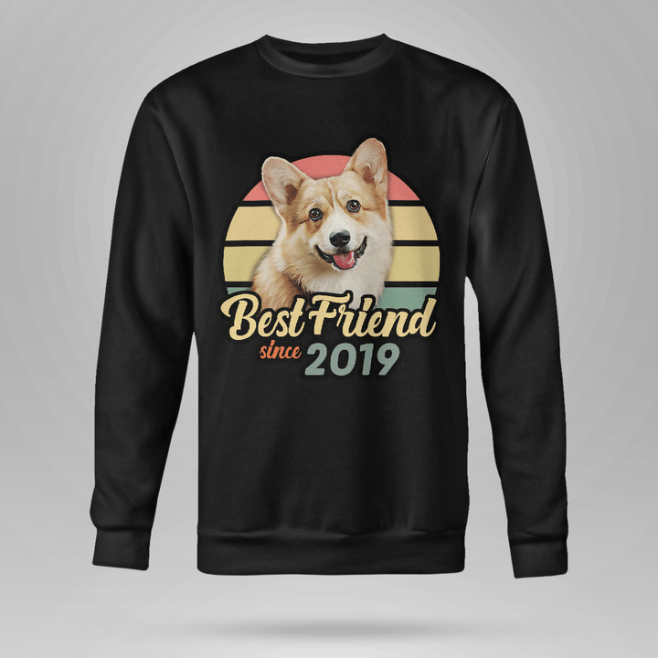T-shirt personnalisé avec visage d’animal de compagnie | Cadeau personnalisé pour les amoureux des chiens et des chats | T-shirt unisexe meilleur ami