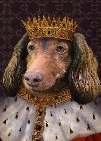King Henry VII Custom Pet Portrait - Noble Pawtrait