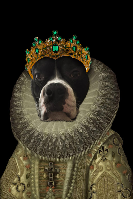 The Priest Custom Pet Portrait Digital Download - Noble Pawtrait