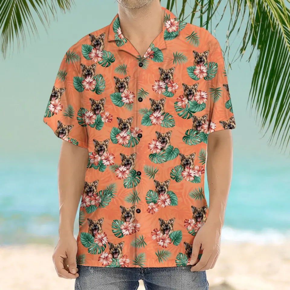 Créez votre propre chemise hawaïenne avec une photo d'animal de compagnie