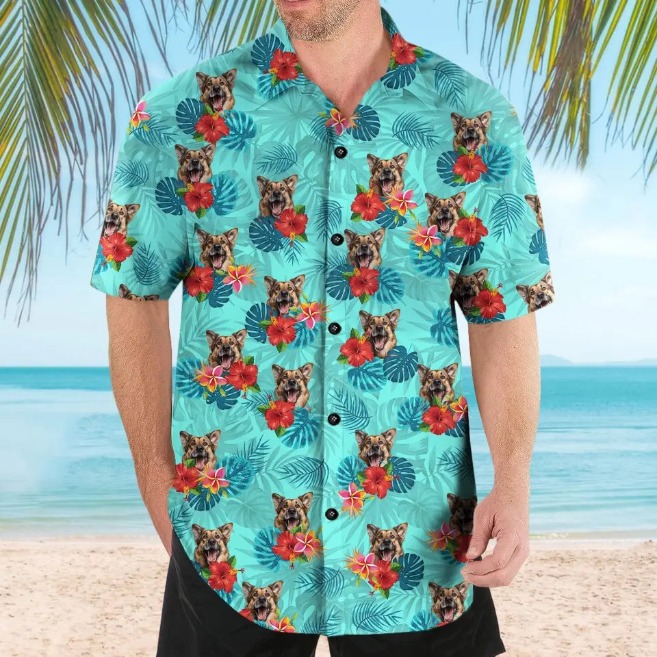 Créez votre propre chemise hawaïenne avec une photo d'animal de compagnie