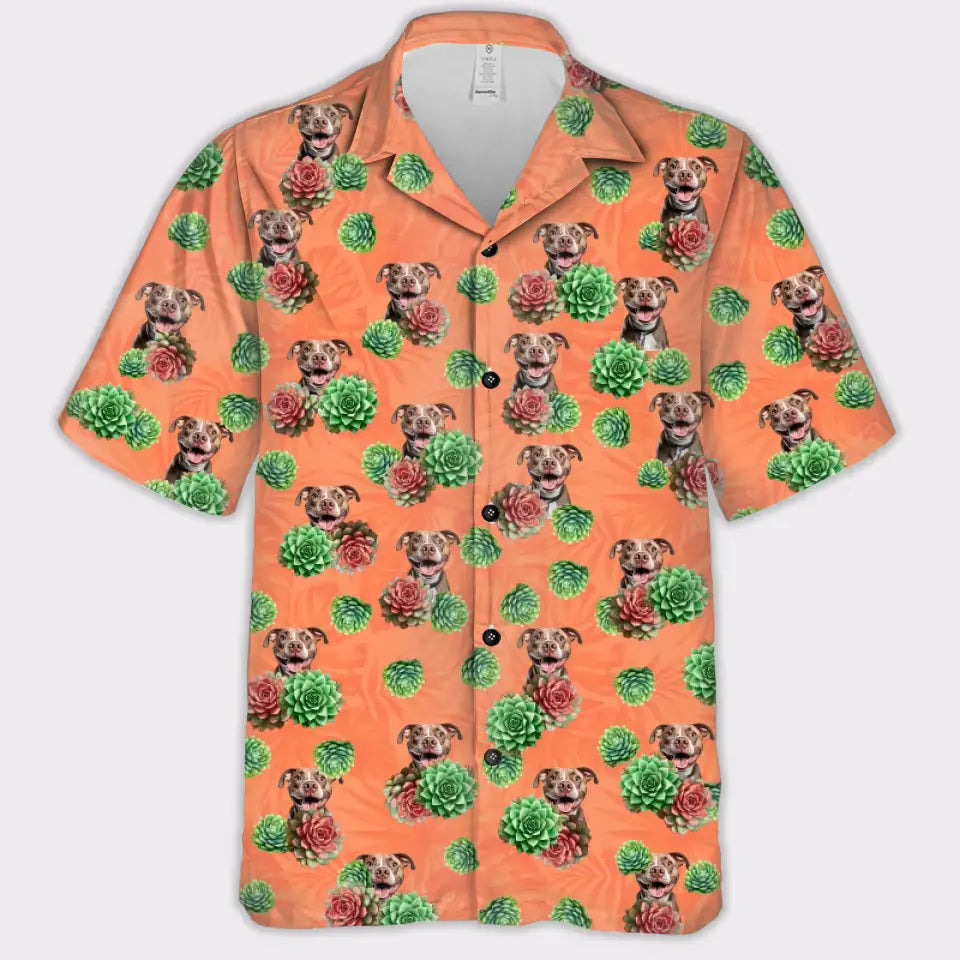 Custom Your Own Hawaiian Shirt With Your Pet Photo