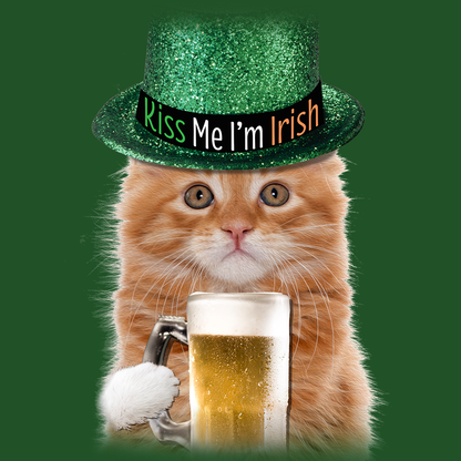 Kiss Me Im Irish Custom Pet Unisex T-shirt - Noble Pawtrait