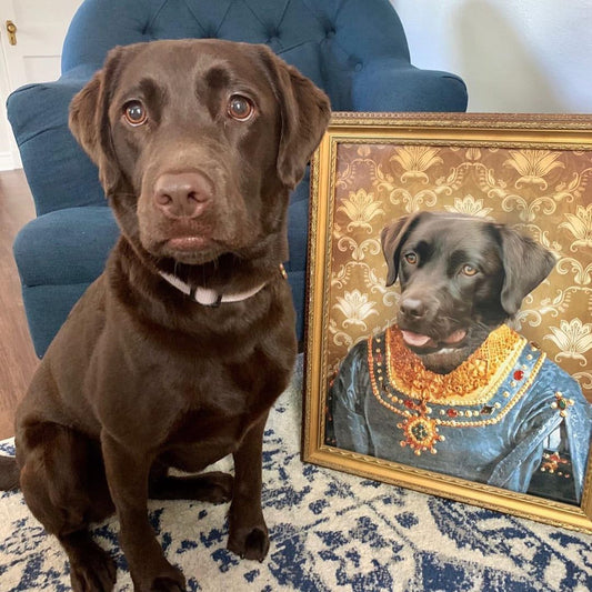 The Marchioness Custom Pet Portrait - Noble Pawtrait