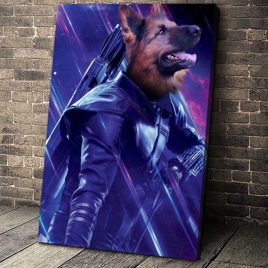 The Archer Custom Pet Portrait - Noble Pawtrait