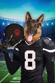 The Atlanta Fan Custom Pet Portrait - Noble Pawtrait