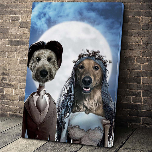 The Bride & Groom Custom Pet Portrait - Noble Pawtrait