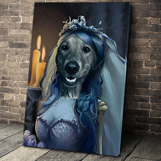 BridePaw Custom Pet Portrait Canvas - Noble Pawtrait