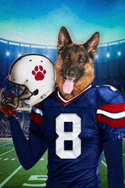 The Buffalo Fan Custom Pet Portrait - Noble Pawtrait
