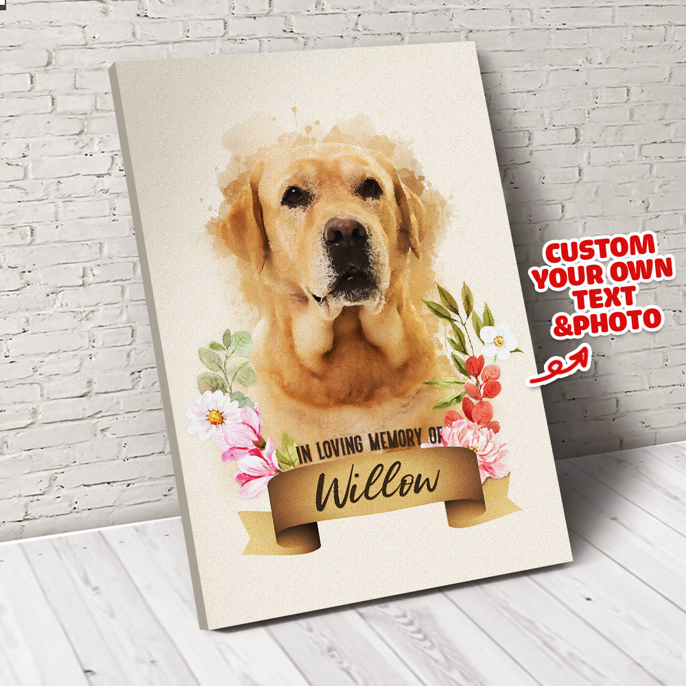 The Memorable Paw Custom Pet Portrait Canvas - Noble Pawtrait