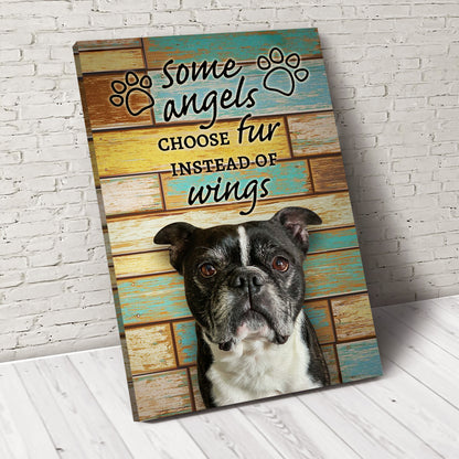 Fur Angel Custom Pet Portrait Canvas - Noble Pawtrait