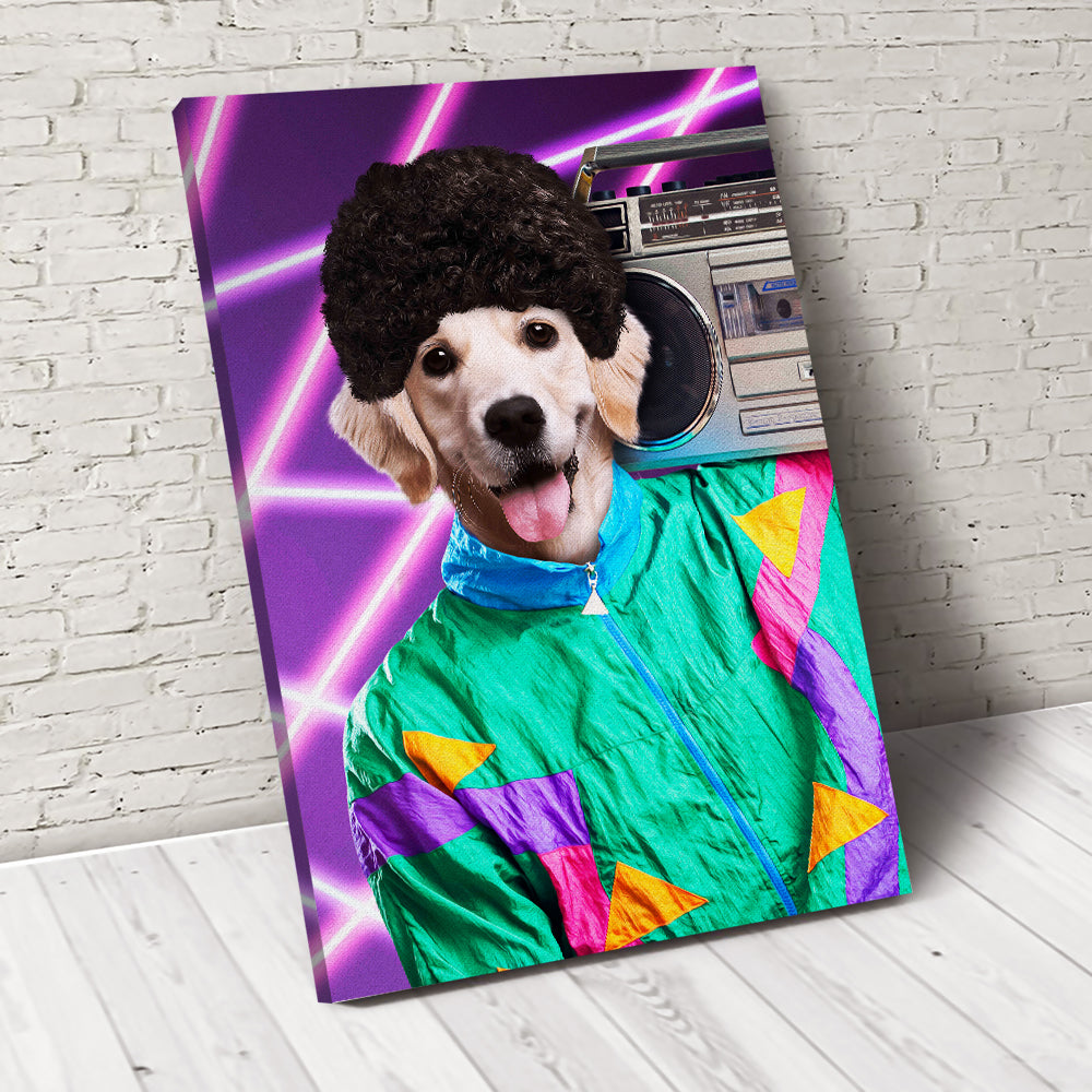 The Funky Paw Custom Pet Portrait Canvas - Noble Pawtrait