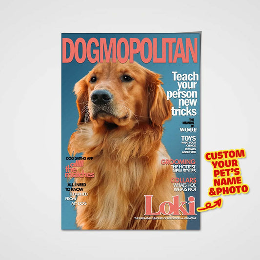 The Dogmopolitan Custom Pet Portrait Poster - Noble Pawtrait