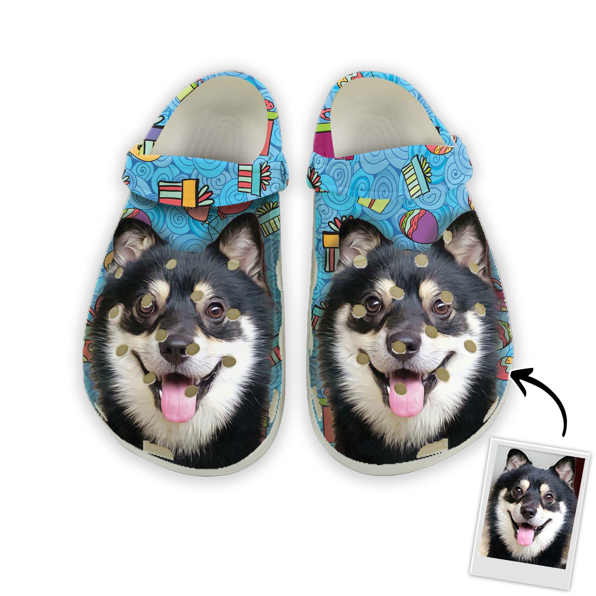 Custom Clogs With Pet Face | Personalized Gift For Pet Lovers | Gift P ...