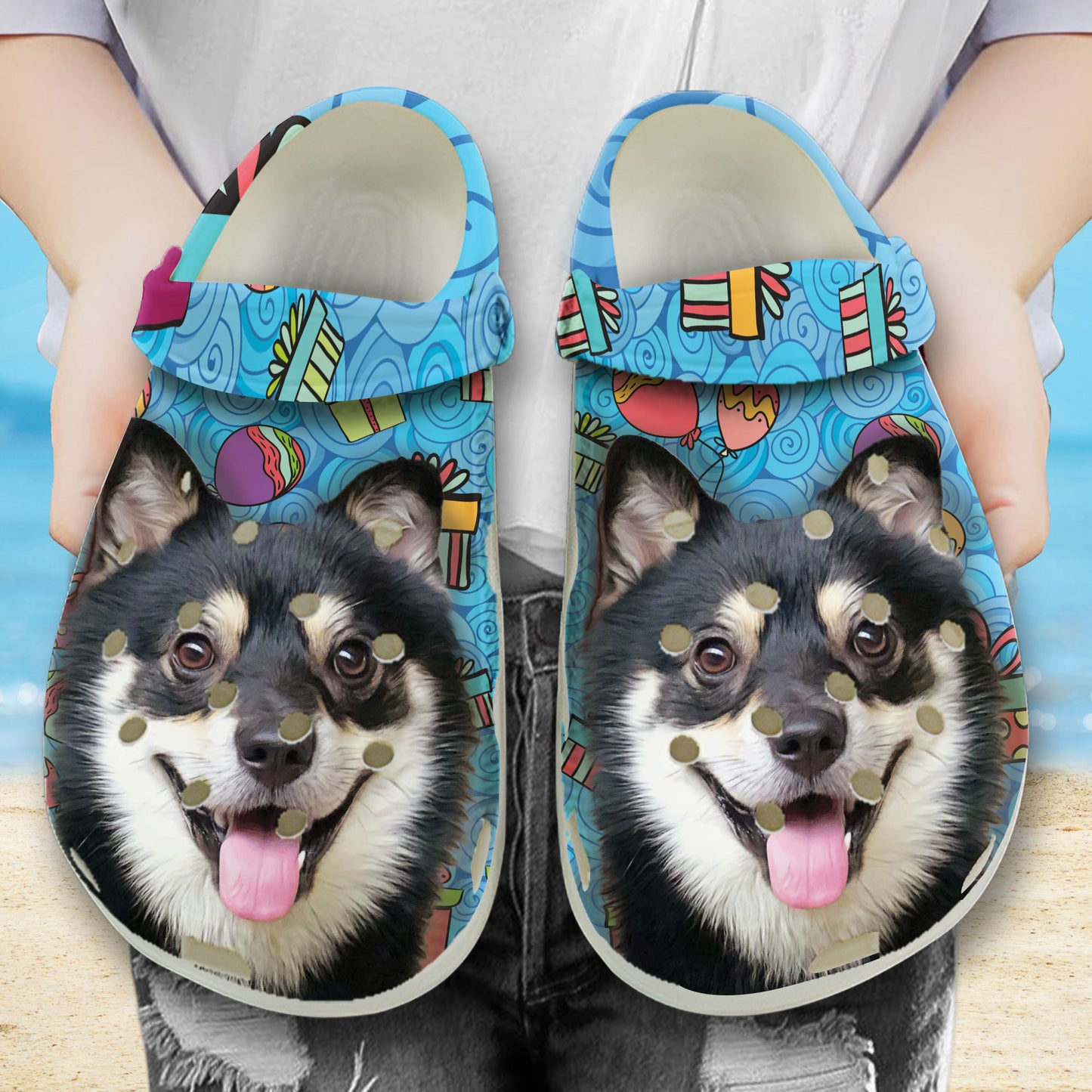 Custom Clogs With Pet Face | Personalized Gift For Pet Lovers | Gift Photo